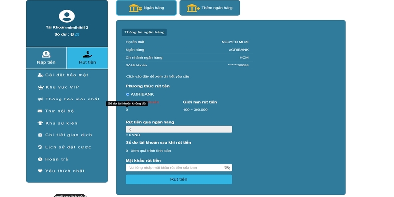 Các bước chi tiết để rút tiền SHBET cho bạn tham khảo